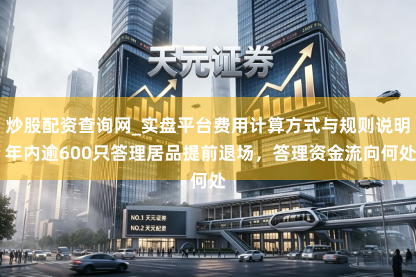 炒股配资查询网_实盘平台费用计算方式与规则说明 年内逾600只答理居品提前退场，答理资金流向何处